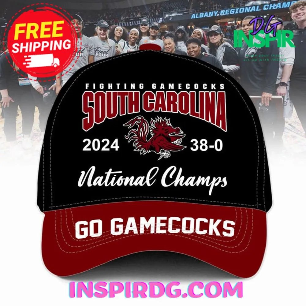 -2024 NCAA Women’s Basketball National Champions South Carolina Gamecocks Cap