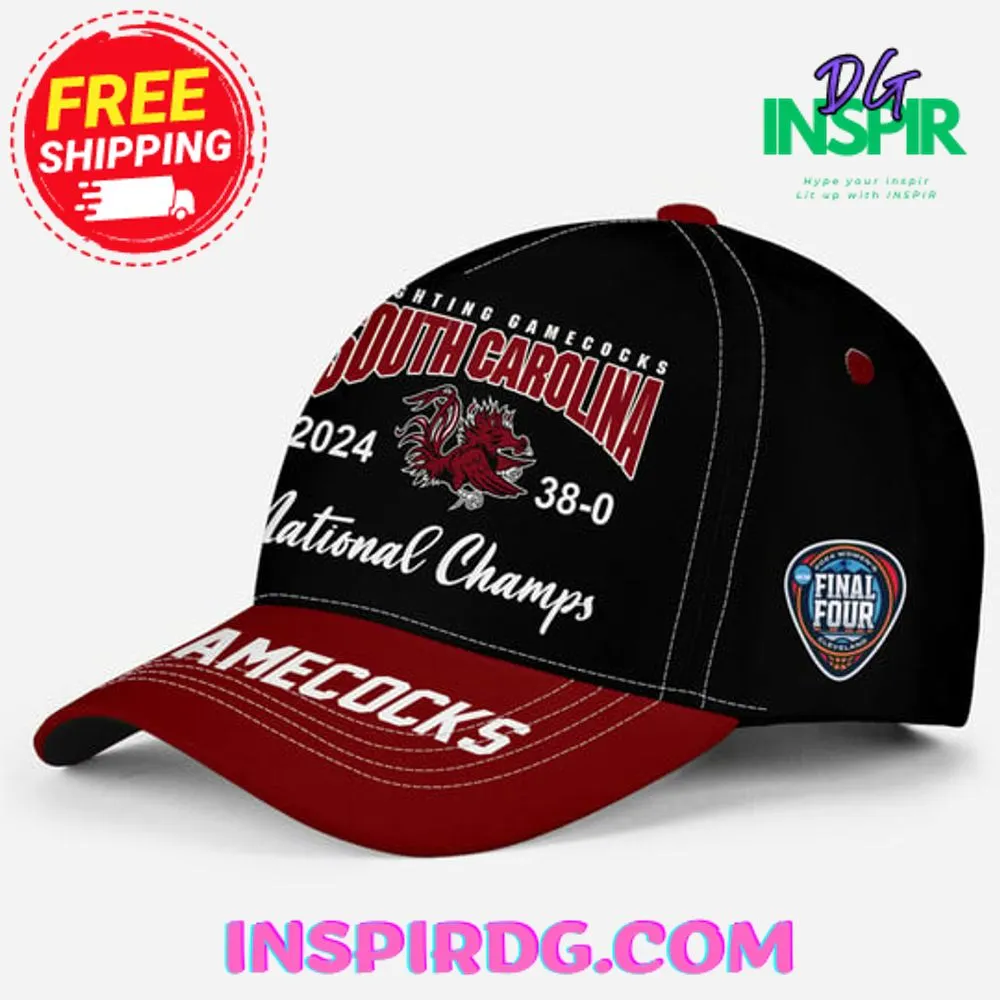 -2024 NCAA Women’s Basketball National Champions South Carolina Gamecocks Cap