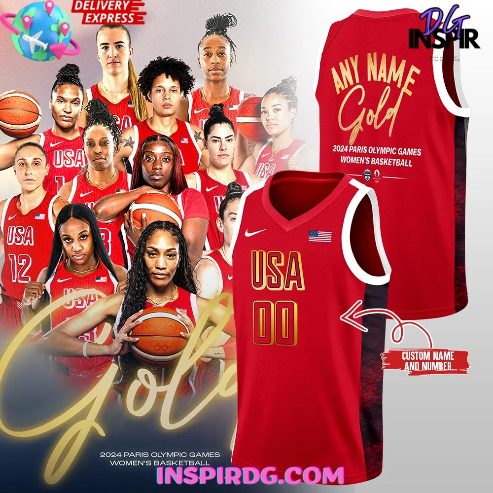 -2024 Paris Olympic Games Women’s USA Basketball Jersey