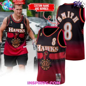 -Atlanta Hawks Hardwood Classics Swingman 2024 Basketball Jersey