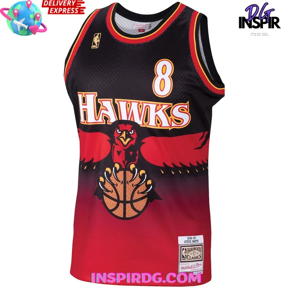 -Atlanta Hawks Hardwood Classics Swingman 2024 Basketball Jersey