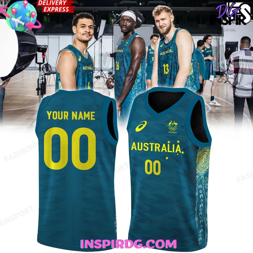 -Australia Basketball Olympic Paris 2024 Jersey