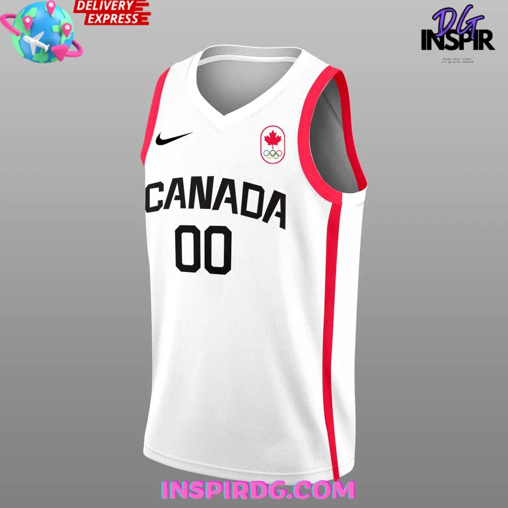 -Canada Basketball Olympic Paris 2024 Jersey