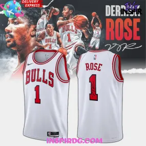 -Chicago Bulls Derrick Rose 2024 Basketball Jersey