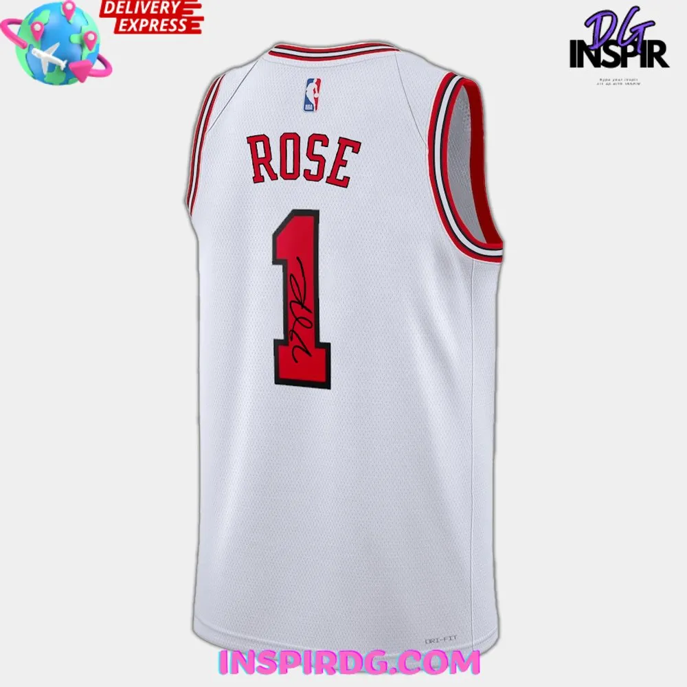 -Chicago Bulls Derrick Rose 2024 Basketball Jersey