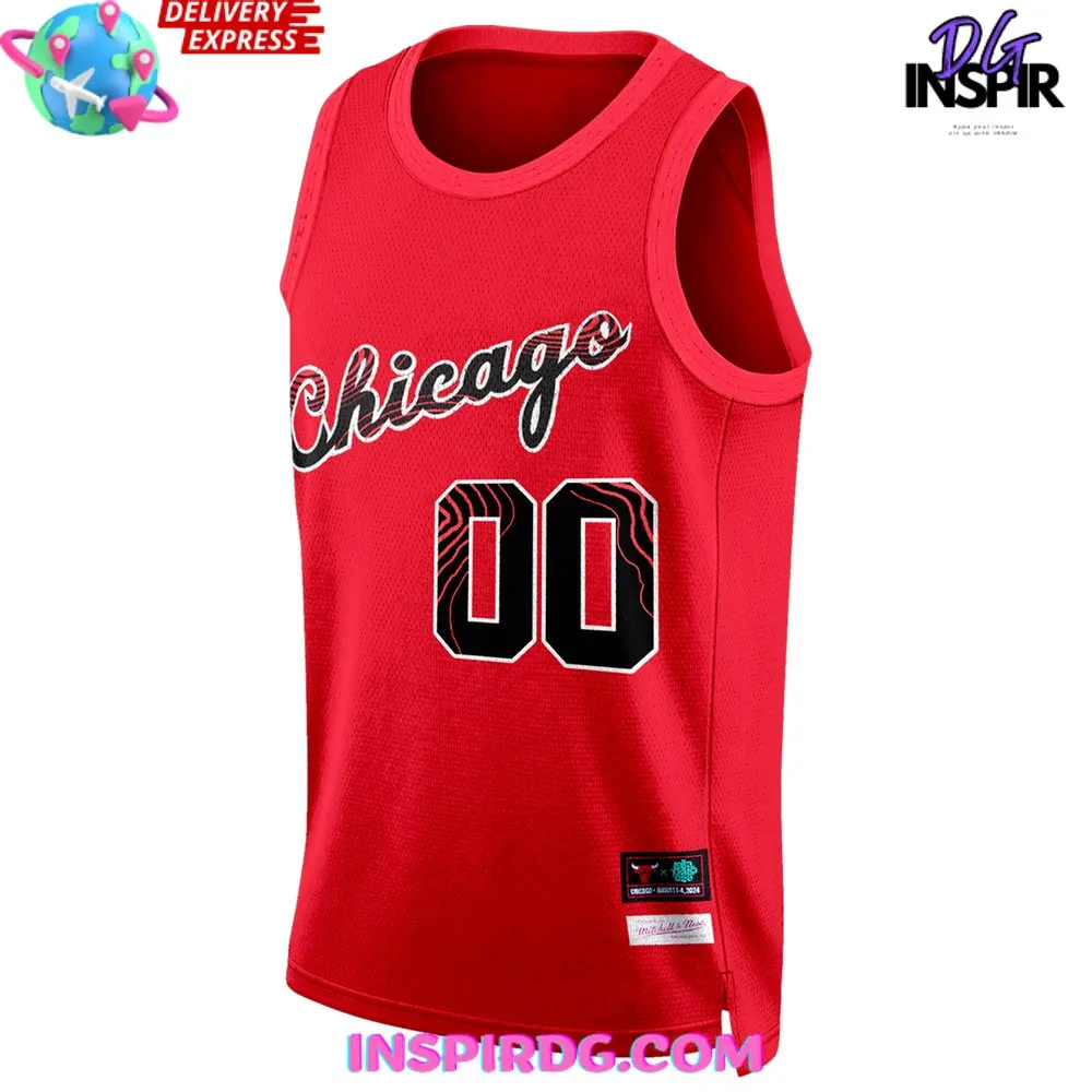 -Chicago Bulls Lollapalooza 2024 Basketball Jersey