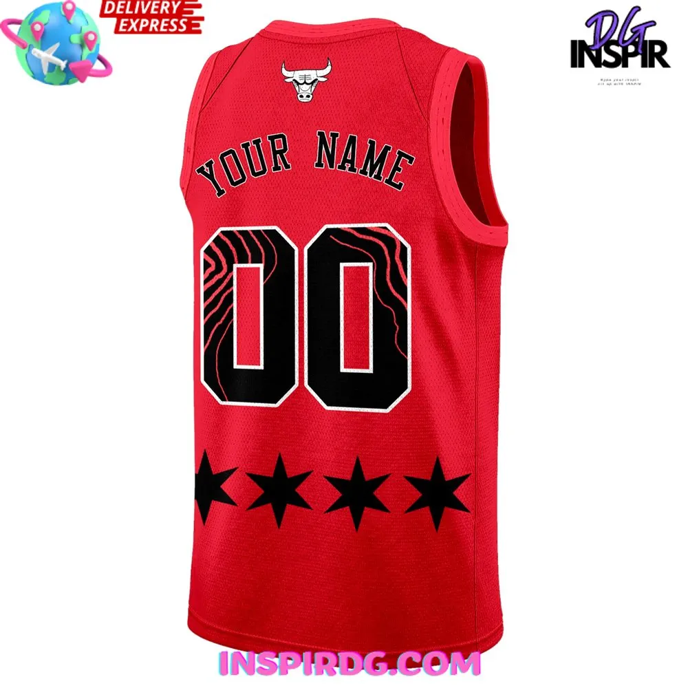 -Chicago Bulls Lollapalooza 2024 Basketball Jersey