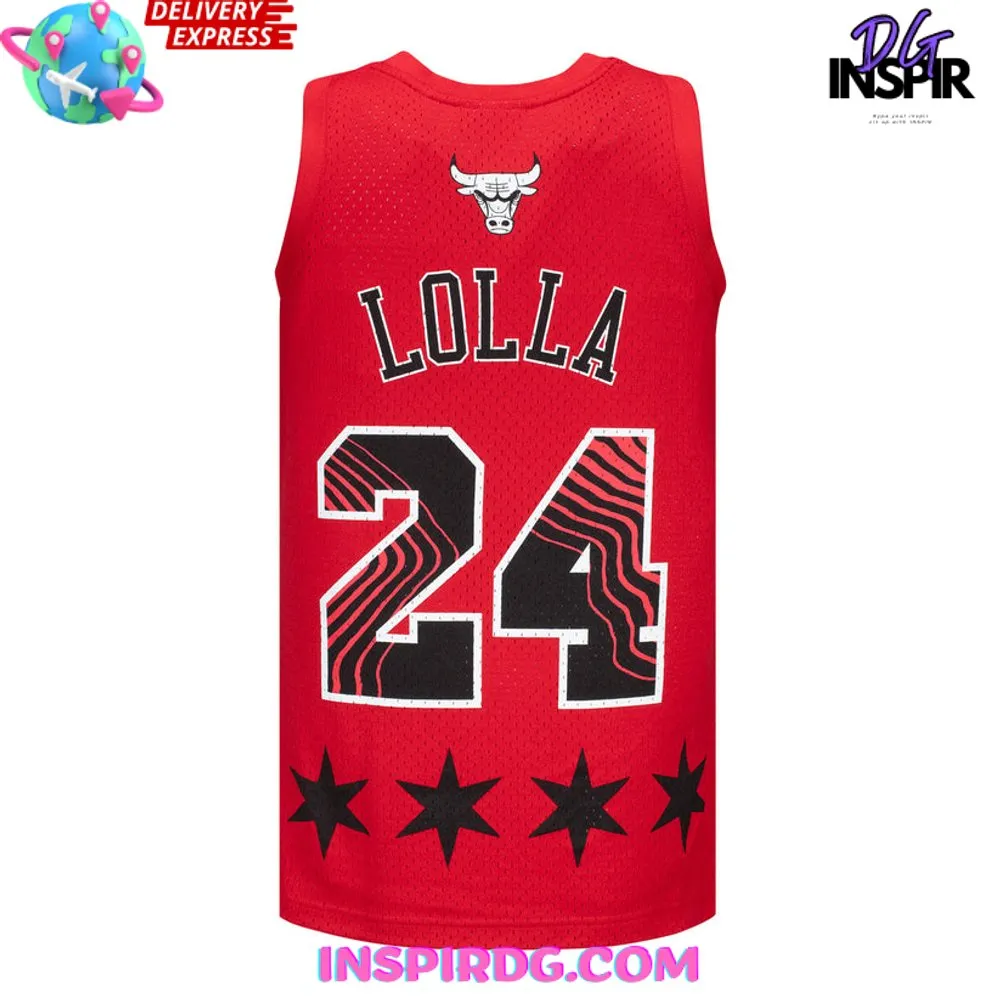 -Chicago Bulls Lollapalooza 2024 Basketball Jersey