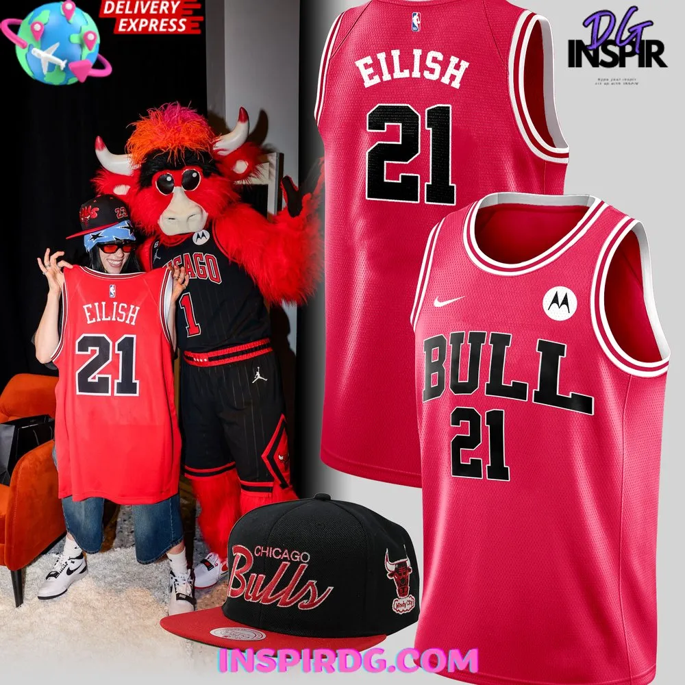 -Chicago Bulls x Billie Eilish Basketball Jersey