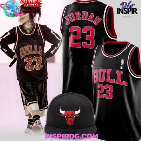 -Chicago Bulls x Billie Eilish Black Basketball Jersey