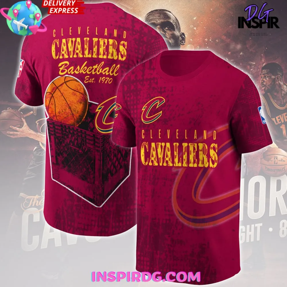 -Cleveland Cavaliers NBA Playoffs Basketball T-Shirt