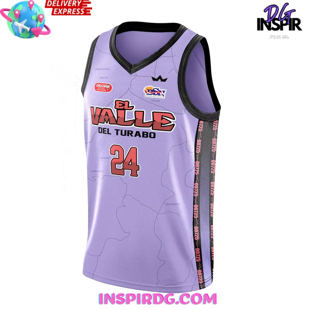 -Criollos de Caguas 2024 Purple Basketball Jersey