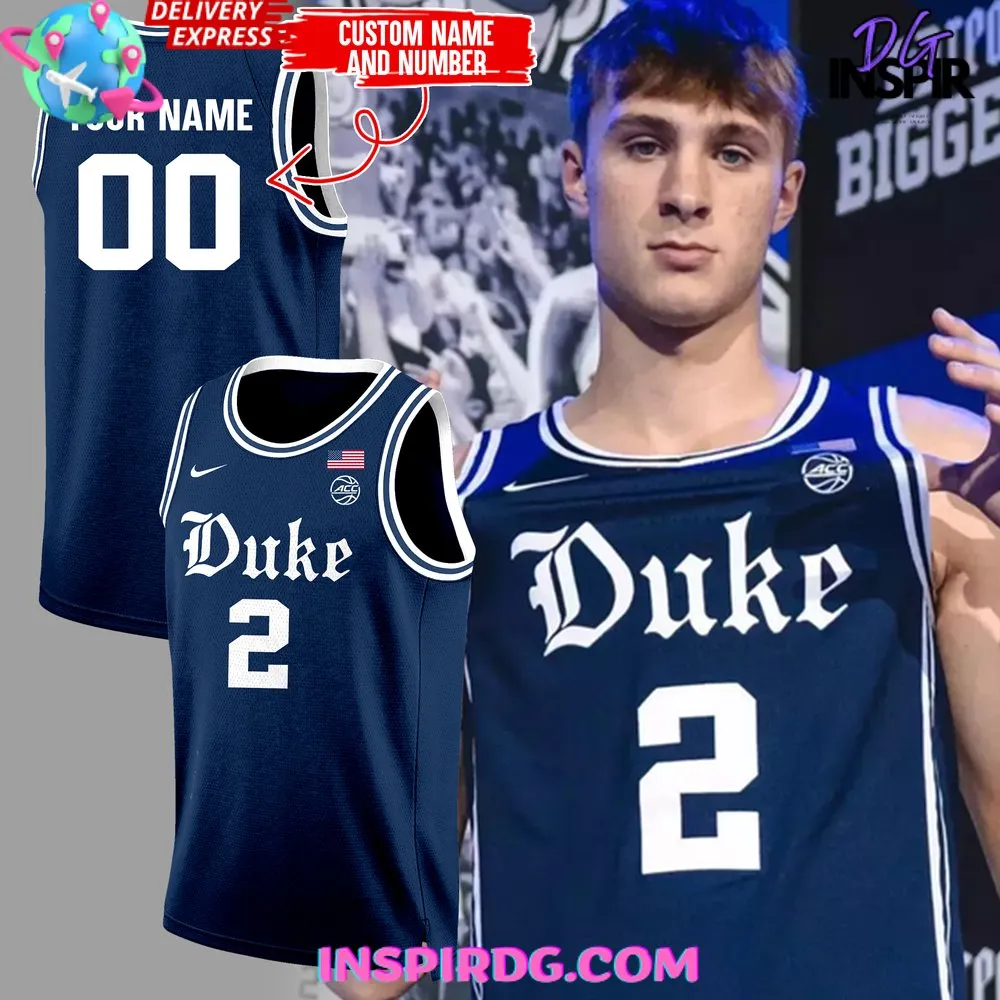 -Duke Blue Devils 2024 Navy Blue Basketball Jersey