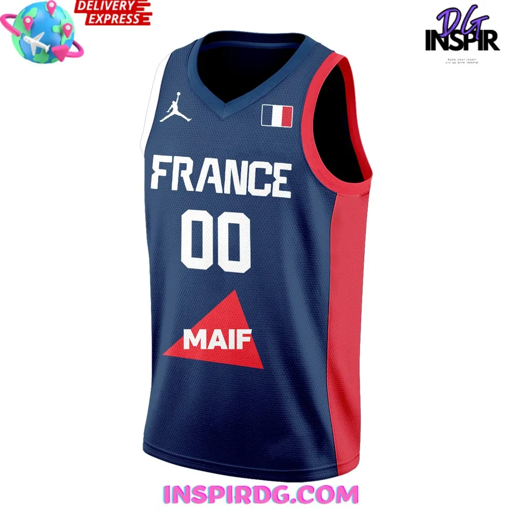 -France Olympics 2024 Limited Basketball Jersey