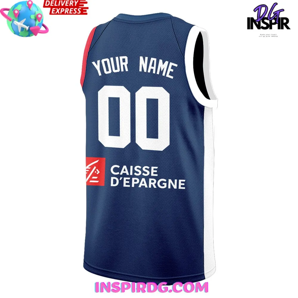 -France Olympics 2024 Limited Basketball Jersey