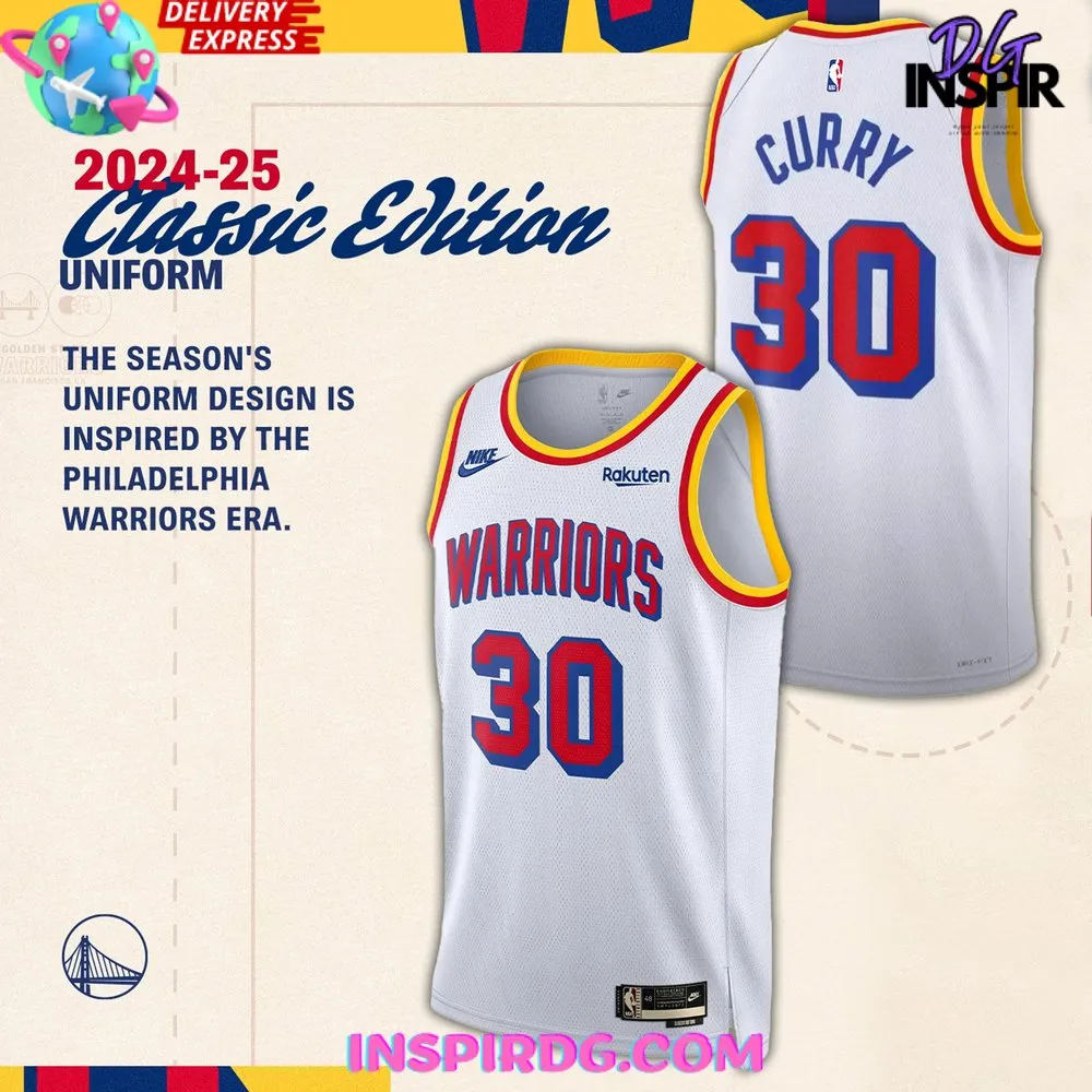 -Golden State Warriors Classic Edition Uniform 2024 Basketball Jersey