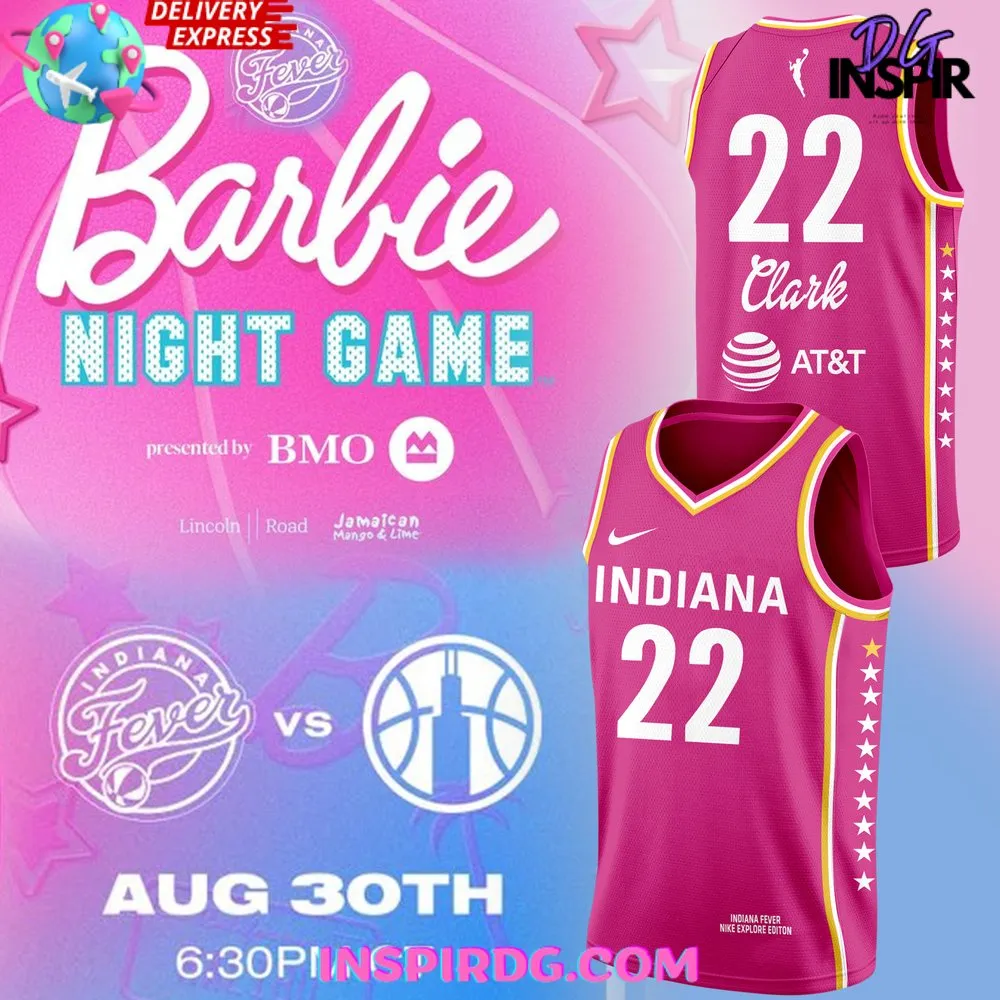 -Indiana Fever x Barbie Night 2024 Basketball Jersey