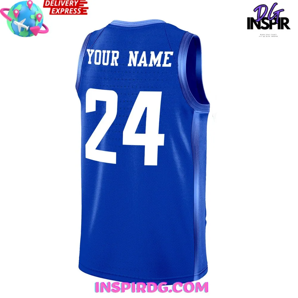 -Kentucky Wildcats SEC 2024 Blue Basketball Jersey