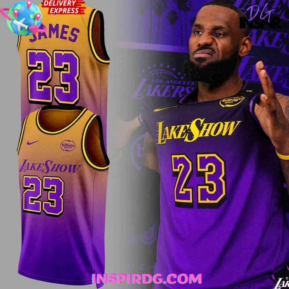 -Los Angeles Lakers Show California Destiny 2024 Basketball Jersey