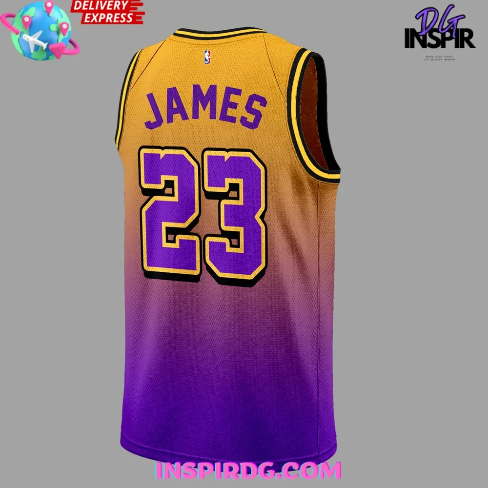 -Los Angeles Lakers Show California Destiny 2024 Basketball Jersey