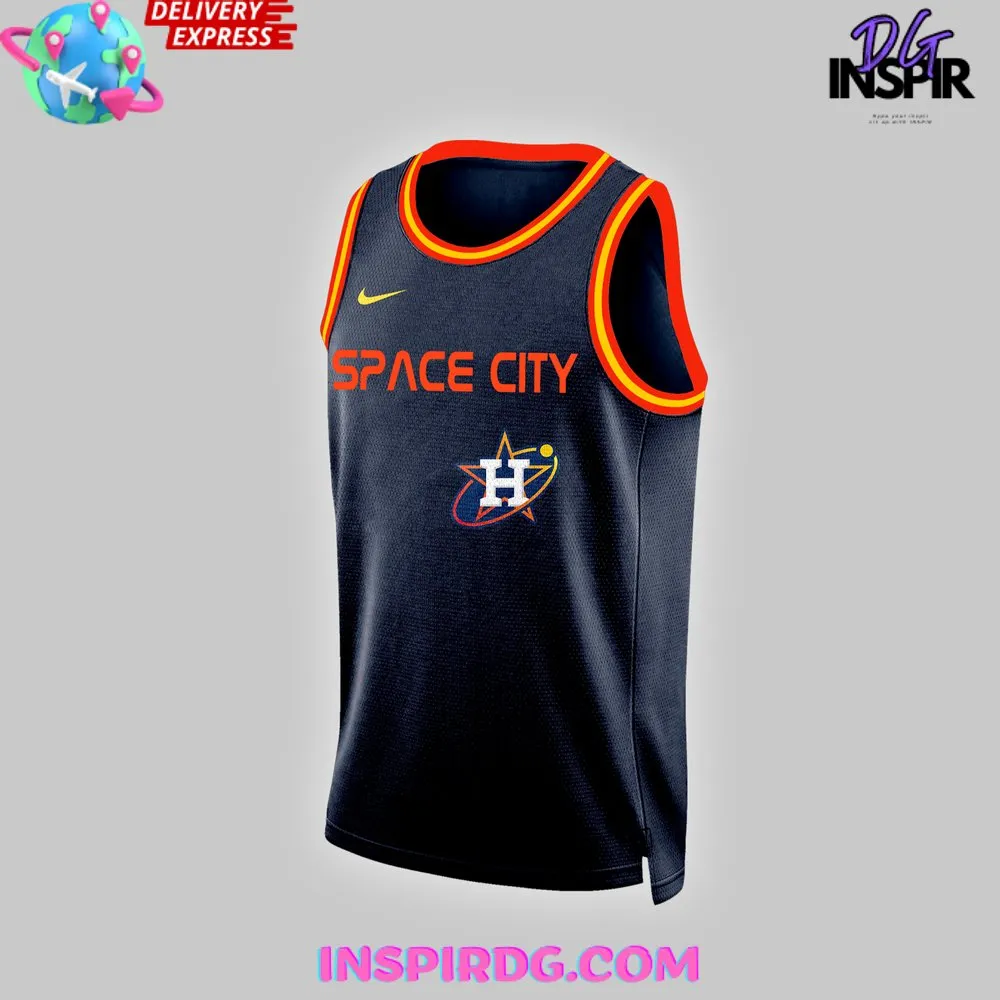 -MLB Houston Astros Space City Basketball Jersey