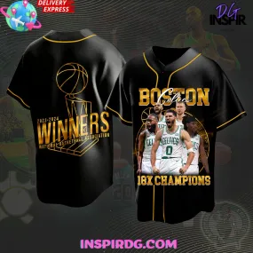 -NBA Boston Celtics 18x Champions National Basketball Jersey Shirt