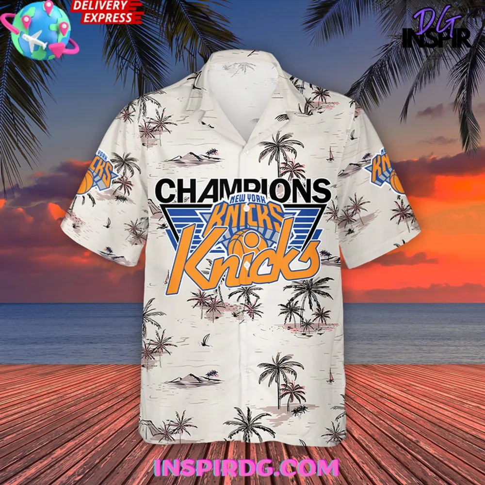 -New York Knicks National Basketball Association AOP Hawaiian Shirt