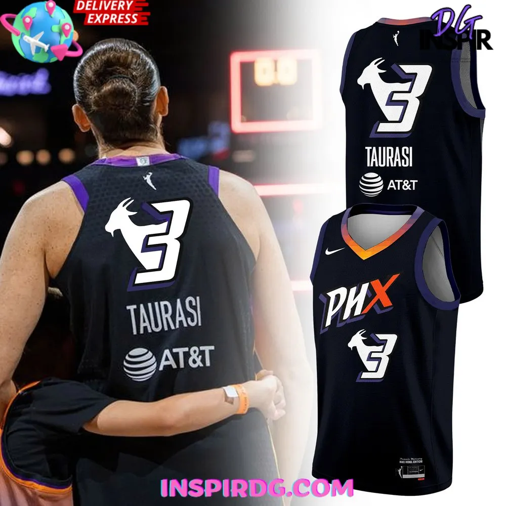 -Phoenix Mercury Diana Taurasi 2024 Black Basketball Jersey