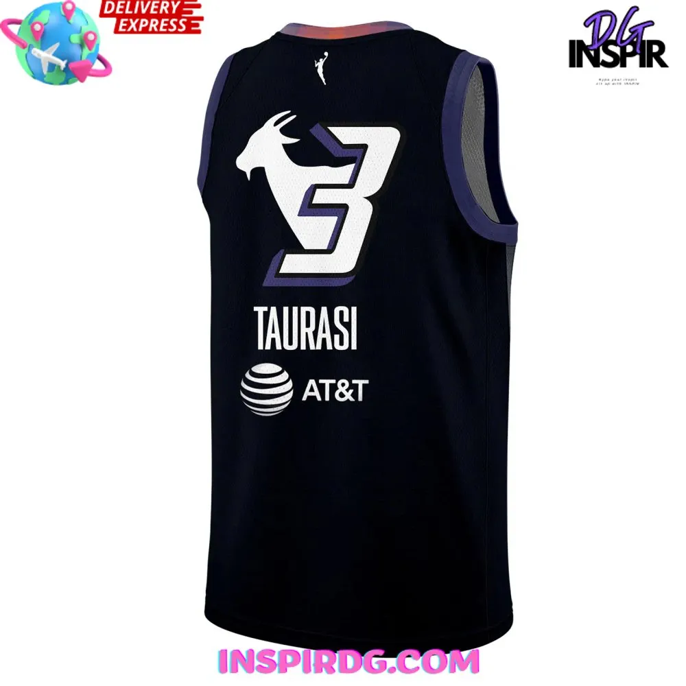 -Phoenix Mercury Diana Taurasi 2024 Black Basketball Jersey