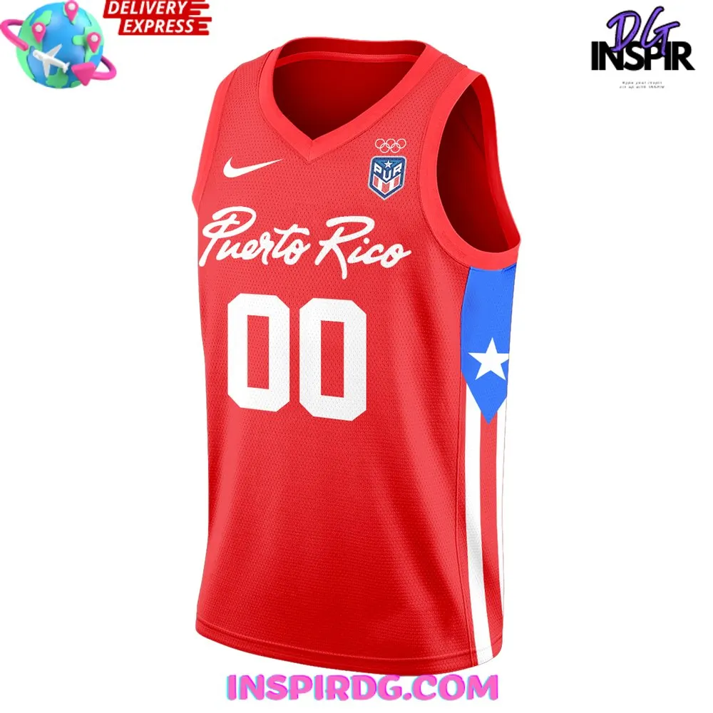 -Puerto Rico Basketball Olympic Paris 2024 Jersey