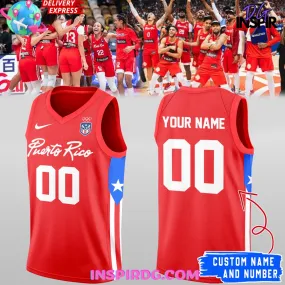 -Puerto Rico Basketball Olympic Paris 2024 Jersey