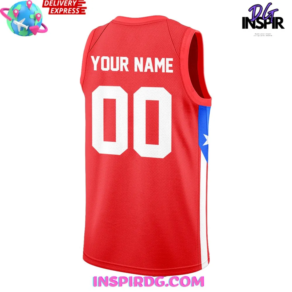 -Puerto Rico Basketball Olympic Paris 2024 Jersey