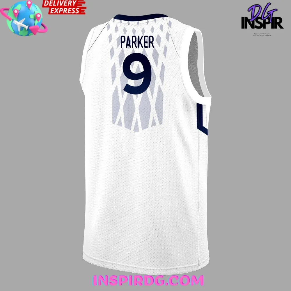 -Tony Parker France National Basketball Jersey