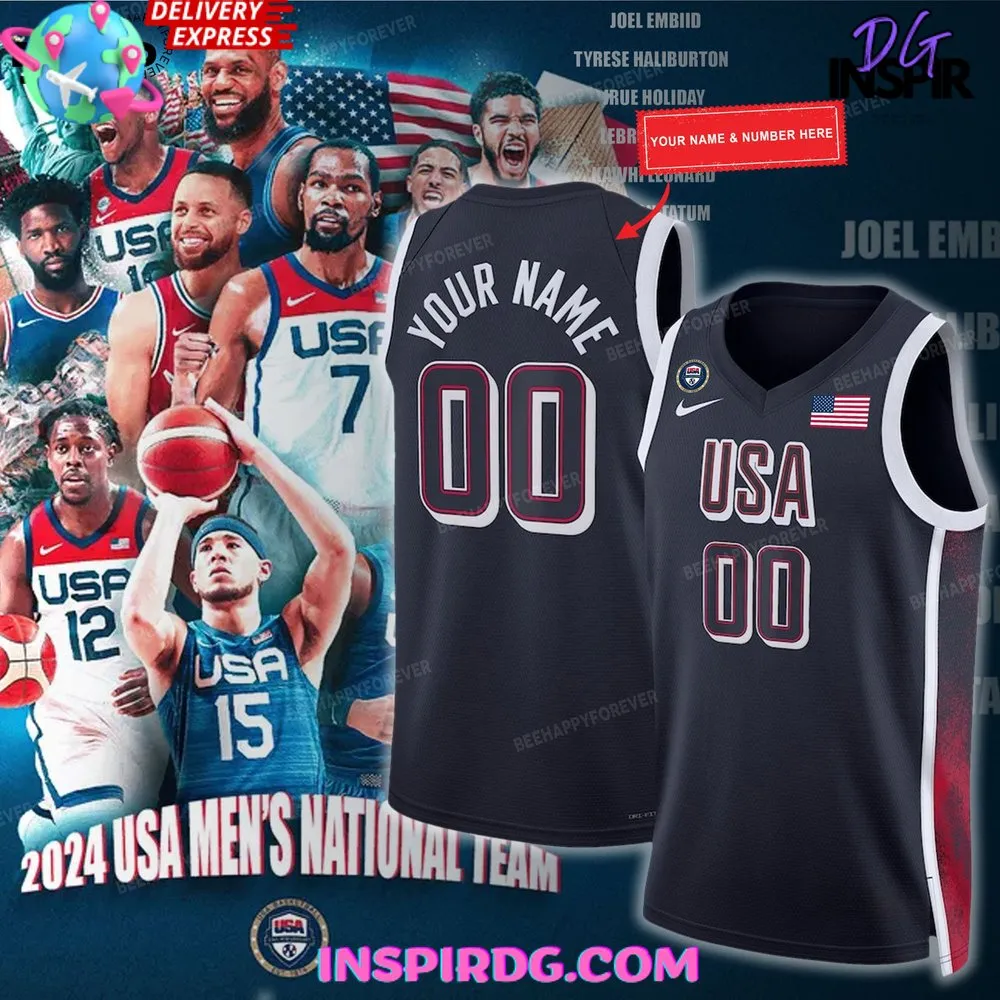 -USA Basketball National Olympic Paris 2024 Jersey