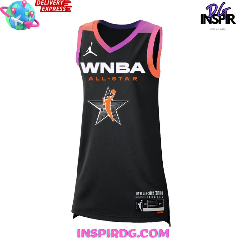 -WNBA All Stars 2024 Phoenix Caitlin Clark Black Basketball Jersey