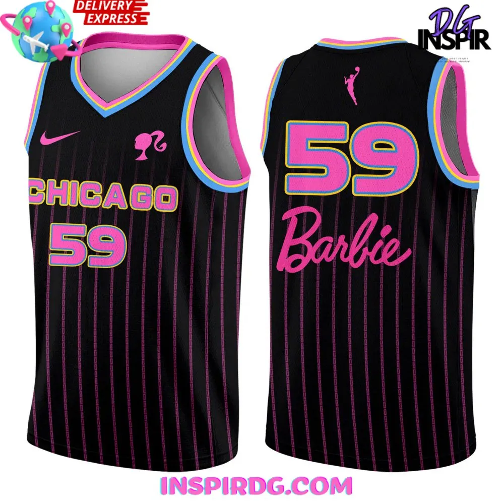 -WNBA Chicago Sky x Barbie Night Game 2024 Basketball Jersey