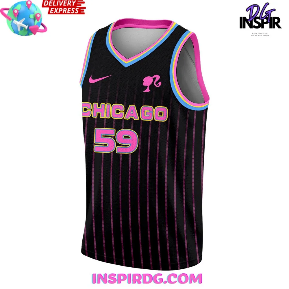 -WNBA Chicago Sky x Barbie Night Game 2024 Basketball Jersey