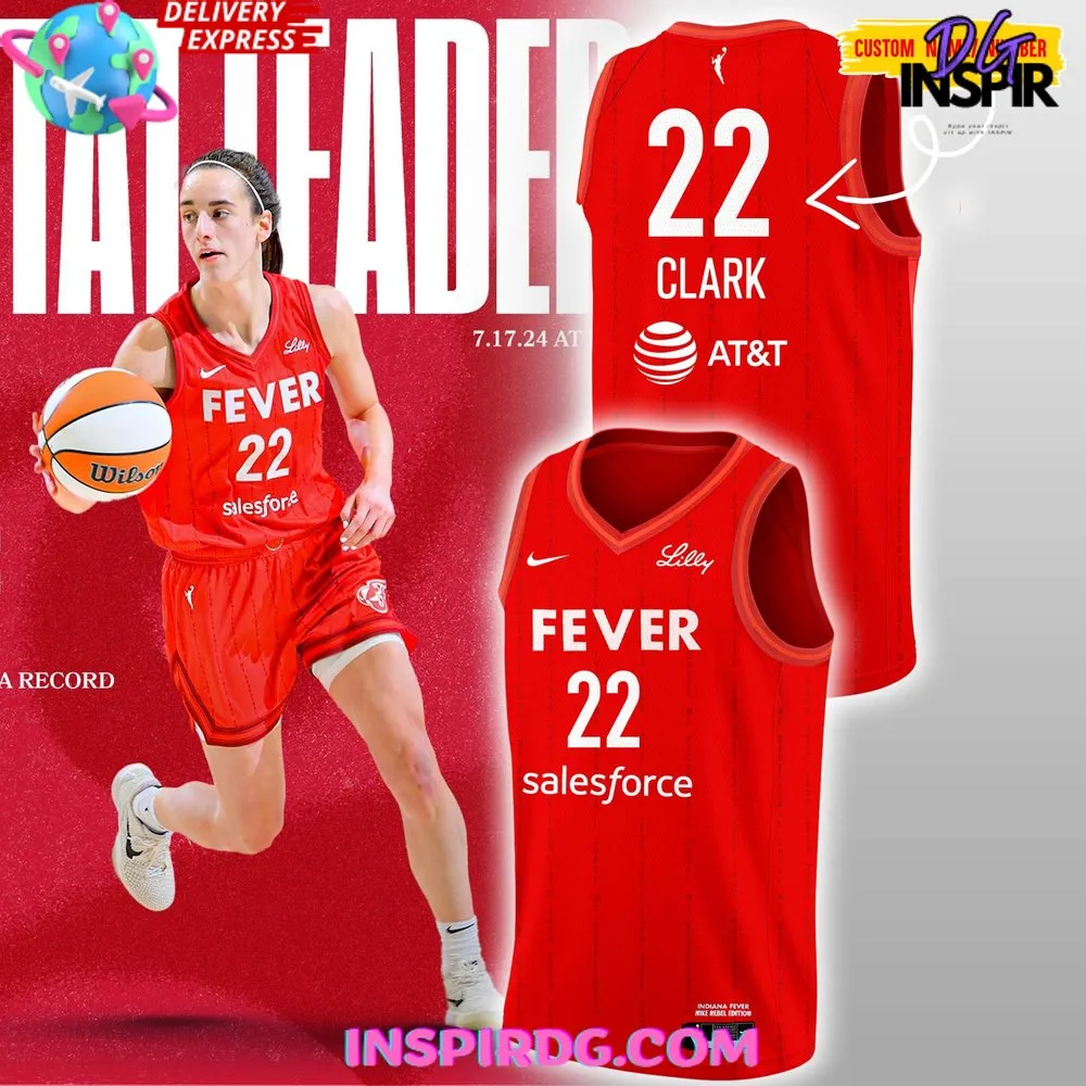 -WNBA Indiana Fever 2024 Red Basketball Jersey