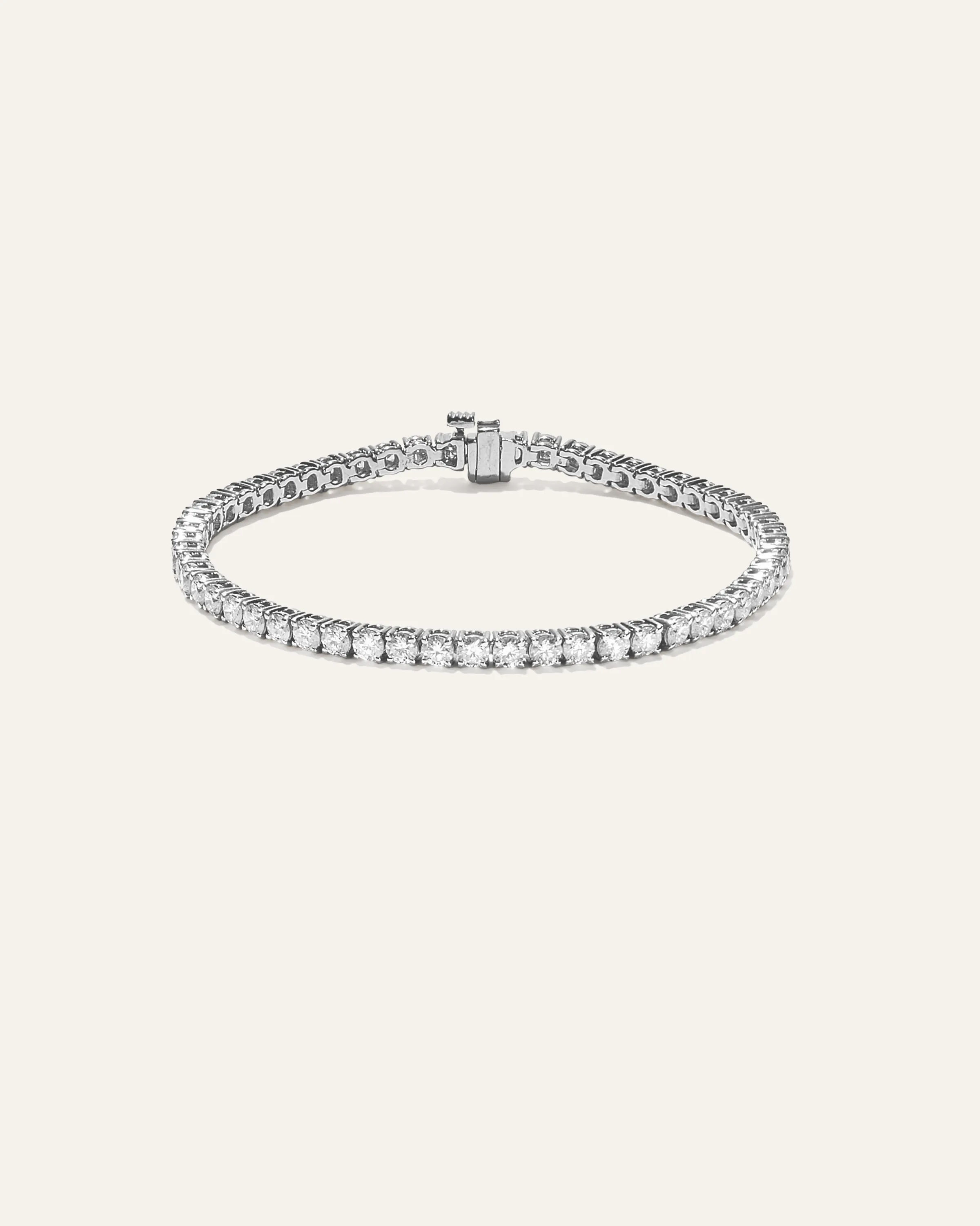 14K Gold Lab Grown Diamond Tennis Bracelet