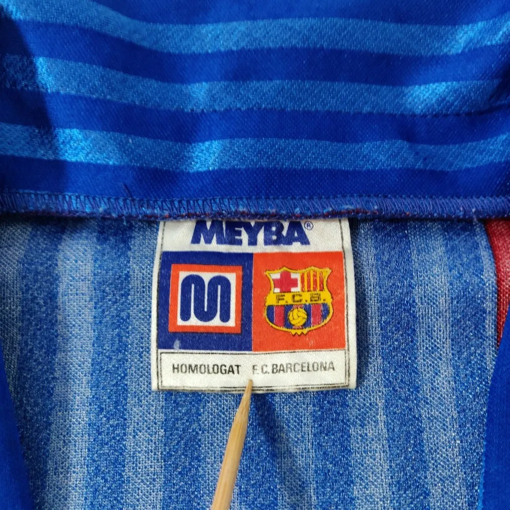 1989-92 blue Barcelona Meyba football shirt