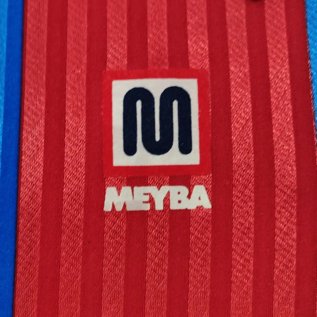 1989-92 blue Barcelona Meyba football shirt