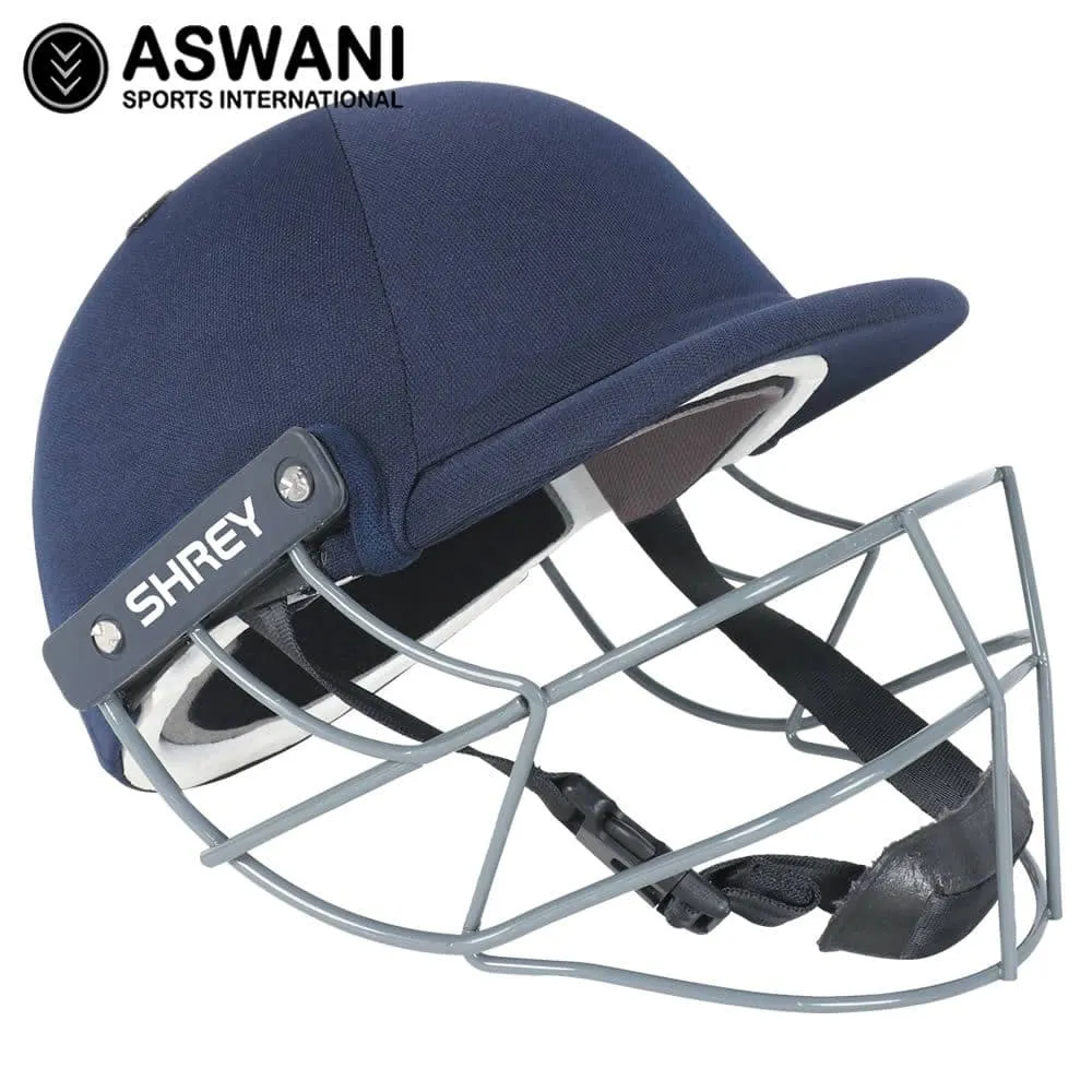 2024 Shrey Performance 2.0 Cricket Helmet,  Steel Grill, Navy