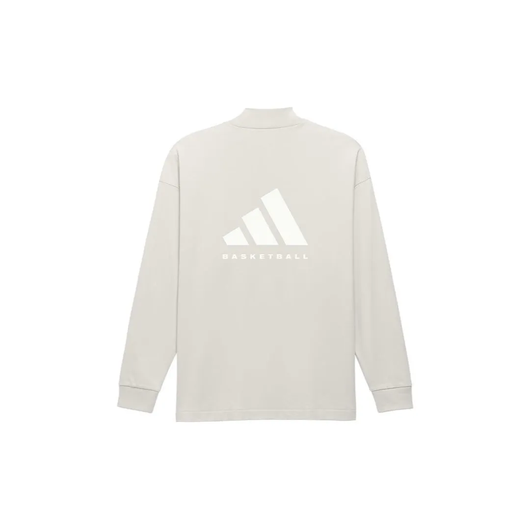 Adidas Basketball Cream Long Sleeve