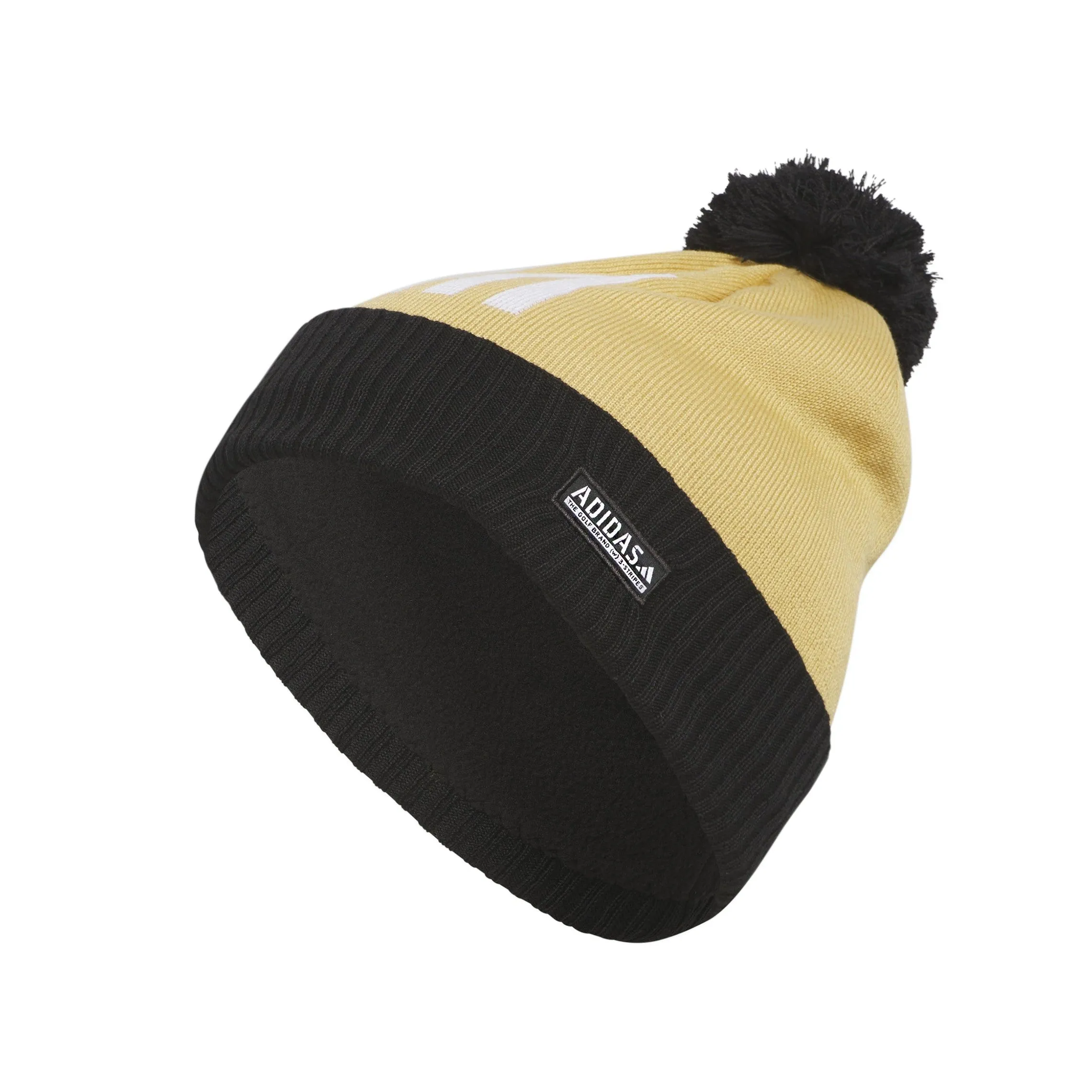 adidas Golf Pom 3-Stripe Beanie