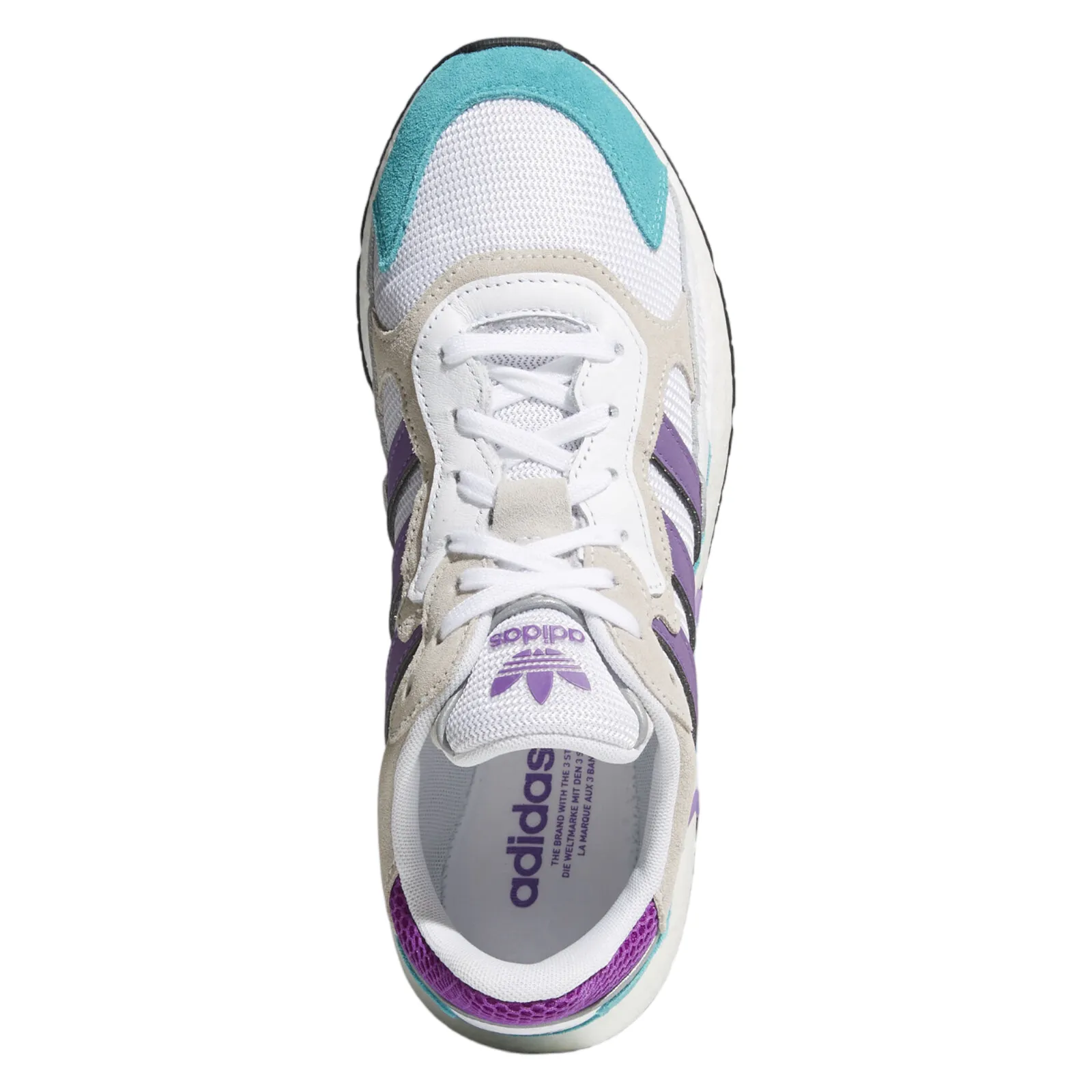 adidas Originals 90s Tresc Run Trainers - White / Purple Aqua