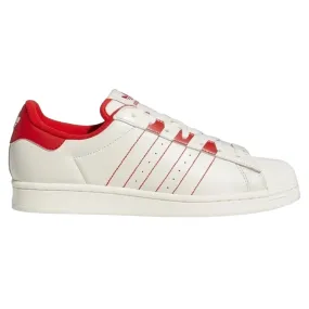 adidas Originals Superstar Trainers - White Vivid Red