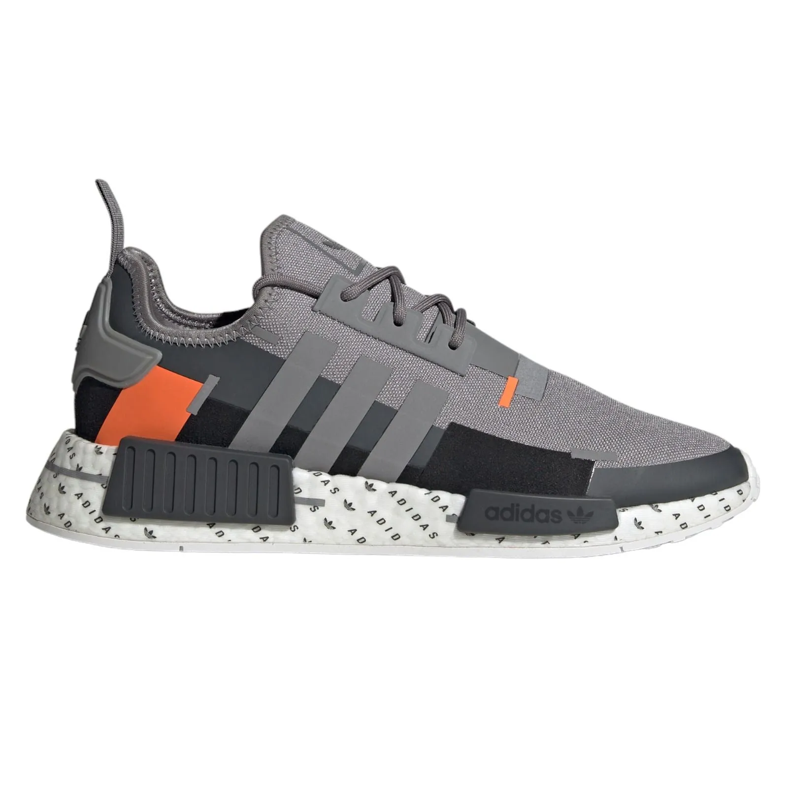 adidas Originals Unisex NMD_R1 Trainers - Grey Three / Solar Orange