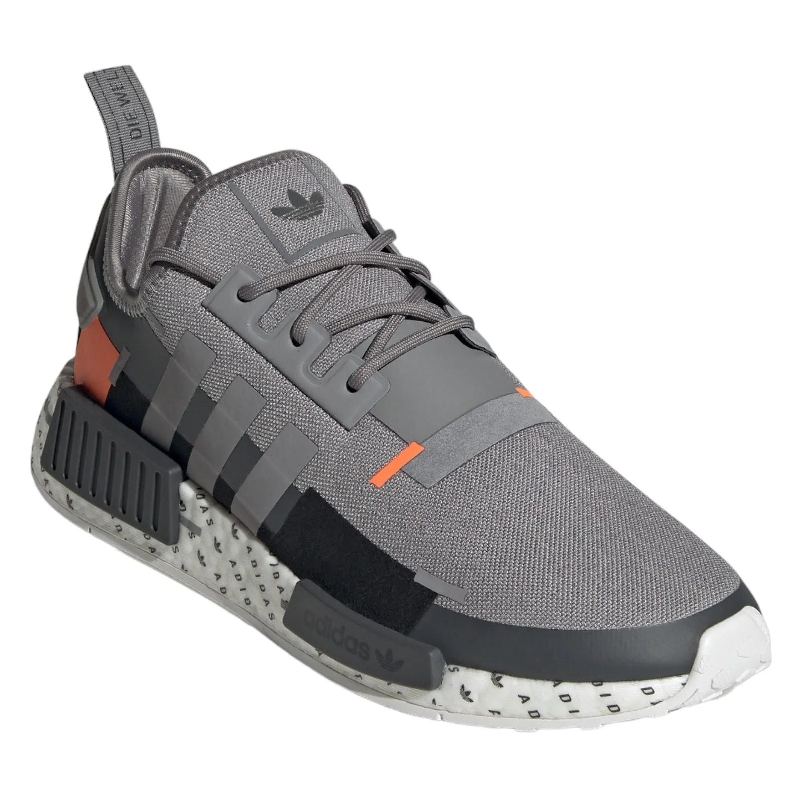 adidas Originals Unisex NMD_R1 Trainers - Grey Three / Solar Orange