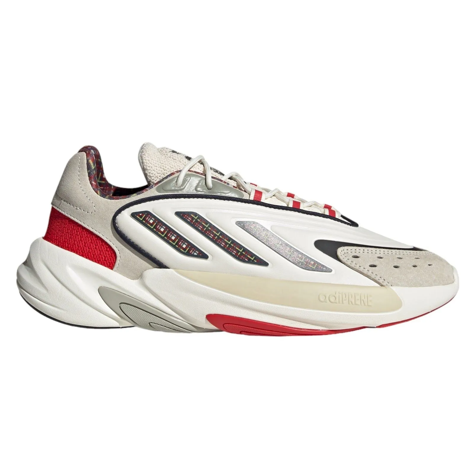 adidas Originals Unisex Ozelia Trainers - White / Vivid Red