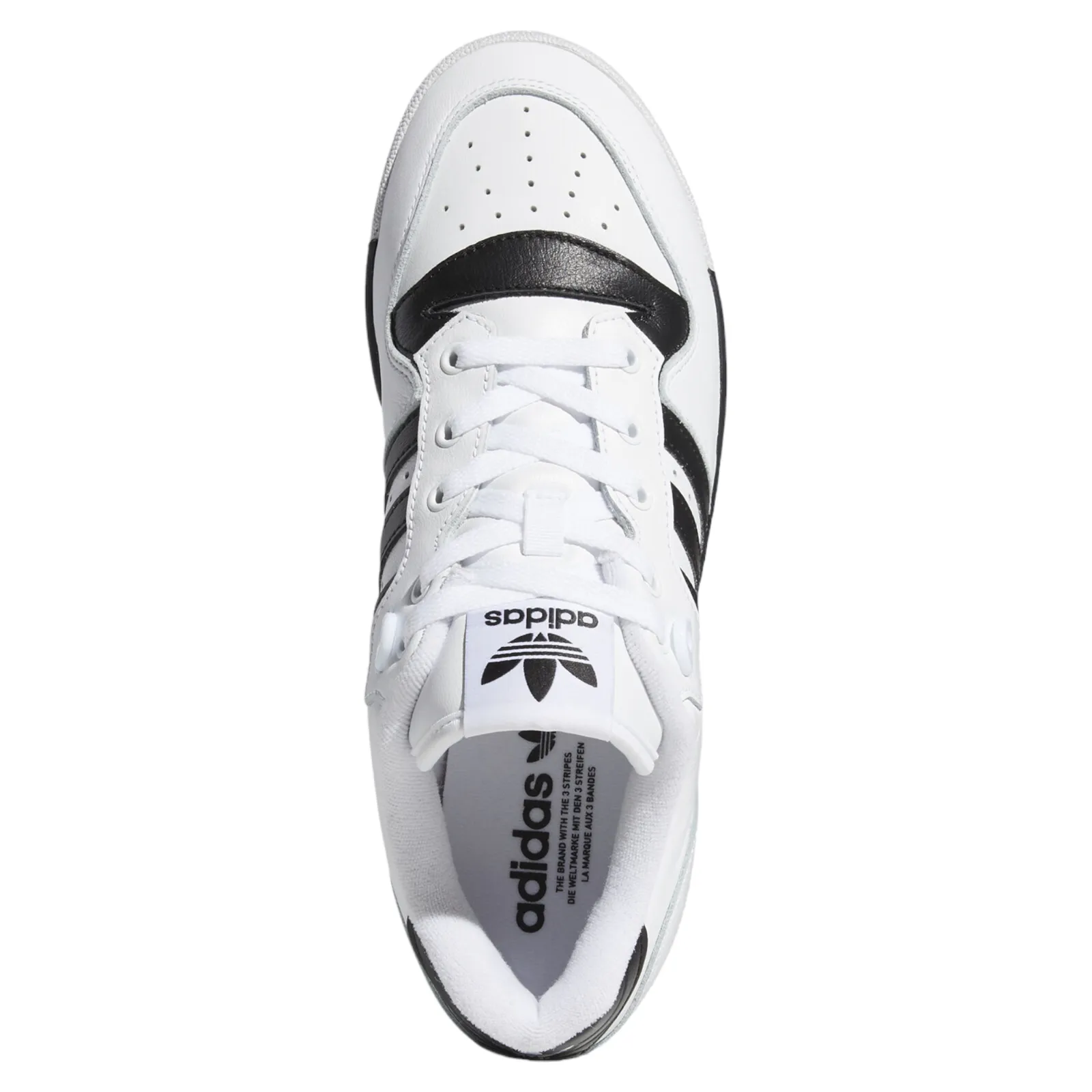 adidas Originals Unisex Rivalry Low Trainers - Cloud White / Core Black